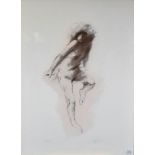 Ralph Brown RA (1928-2013) ''Midnight Girl'' Signed and numbered 38/200, lithograph, 75cm by 55cm