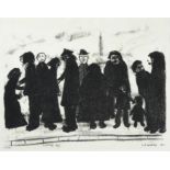 After Laurence Stephen Lowry RBA, RA (1887-1976) ''Shapes and Sizes'' Signed and dated 1967,