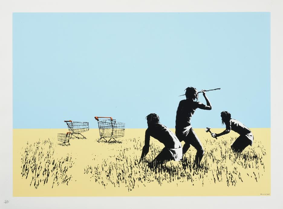 Banksy (b.1973) ''Trolleys'' Signed and numbered 510/750, with the publisher's blindstamp,