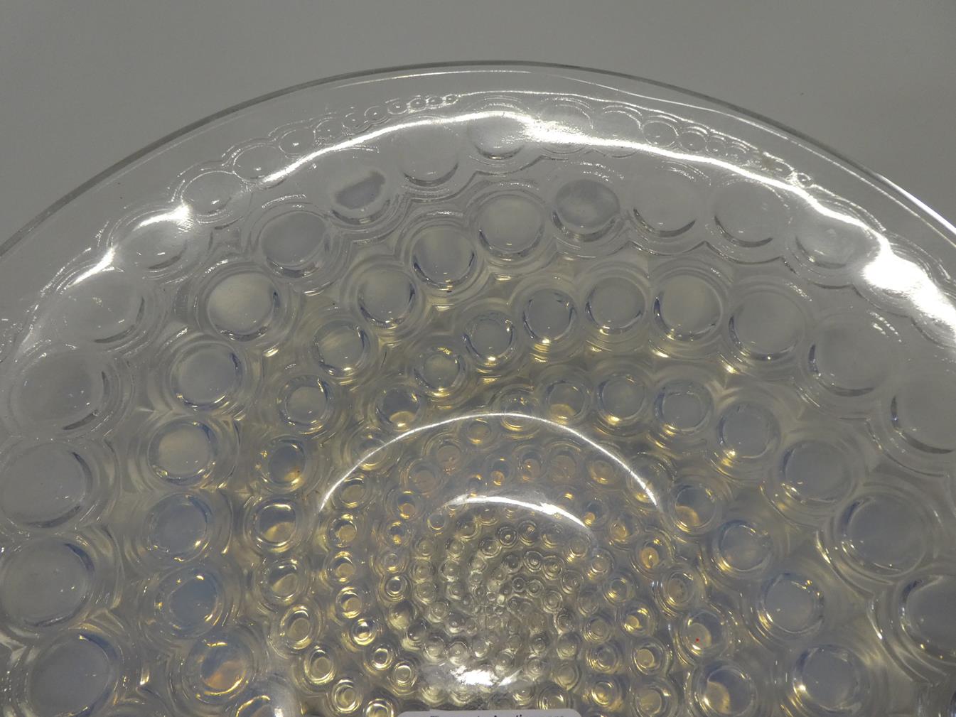 René Lalique (French, 1860-1945): An Opalescent and Clear Glass Volutes Bowl, wheel cut R LALIQUE - Image 4 of 16