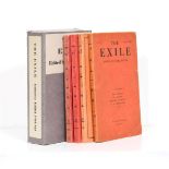 Pound (Ezra) edit. The Exile, Nos. 1 to 4, Dijon and Chicago, Spring 1927 - Autumn 1928, four