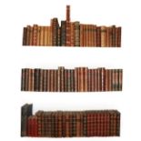 Bindings A quantity of leather-bound books, calf and morocco (qty)