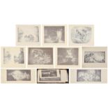 After Lindsay (Norman) 1879-1969 A very large collection of limited edition monochrome prints