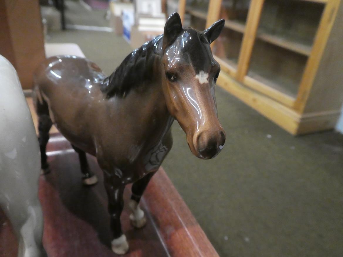 Beswick horses, pigs and deer including New Forest Pony, Palomino Cob and two foals, together with - Image 19 of 23