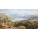 Thomas Miles Richardson Jnr. (British, 1813-1890) Ullswater from Gowbarrow Park, Cumbria Signed