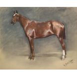 William Frank Calderon (1865-1943) ''Kildare'' Signed, inscribed and dated 1917, pastel, 49.5cm by
