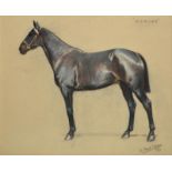 William Frank Calderon (1865-1943) ''Xerxes'' Signed, inscribed and dated 1917, pastel, 49.5cm by