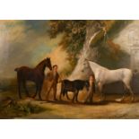 William Malbon (1805-1877) ''Charles Headlon (son of Dr & Mrs Headlon) with his pony and horses at