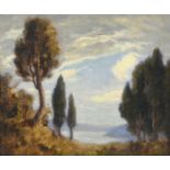 Jas. Fenton (early 20th century) ''In Italy'' Signed, inscribed and dated Sept.1911 verso, oil on