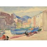 Philip Naviasky (1894-1983) ''Collioure'', South of France Signed and inscribed, pencil and