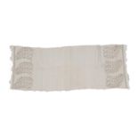 An Ottoman Towel, 19th century, on a plain linen ground worked with columns of geometric devices,