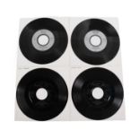 An Extensive Collection of 45rpm 7inch Records, mainly in plain sleeves, with central cut-out for