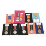 A Collection of Nine Rhodesian Medals:- District Service Medal to 367137L D.S.A. J.KAMPAUNDI; a pair