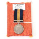 A Cape of Good Hope General Service Medal, with clasp BECHUANALAND, awarded to SER.McL.PORTER.