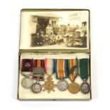 A Boer War/First World War Group of Six Miniatures, comprising Distinguished Conduct Medal with