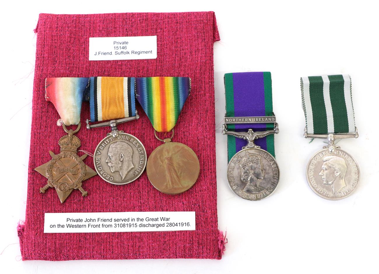 A First World War Trio, comprising 1914/15 Star, British War Medal and Victory Medal, awarded to