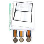Three Single (Casualty) British War Medals, awarded to:- 8664 PTE.A.KINKADE, SEAFORTH.,with research