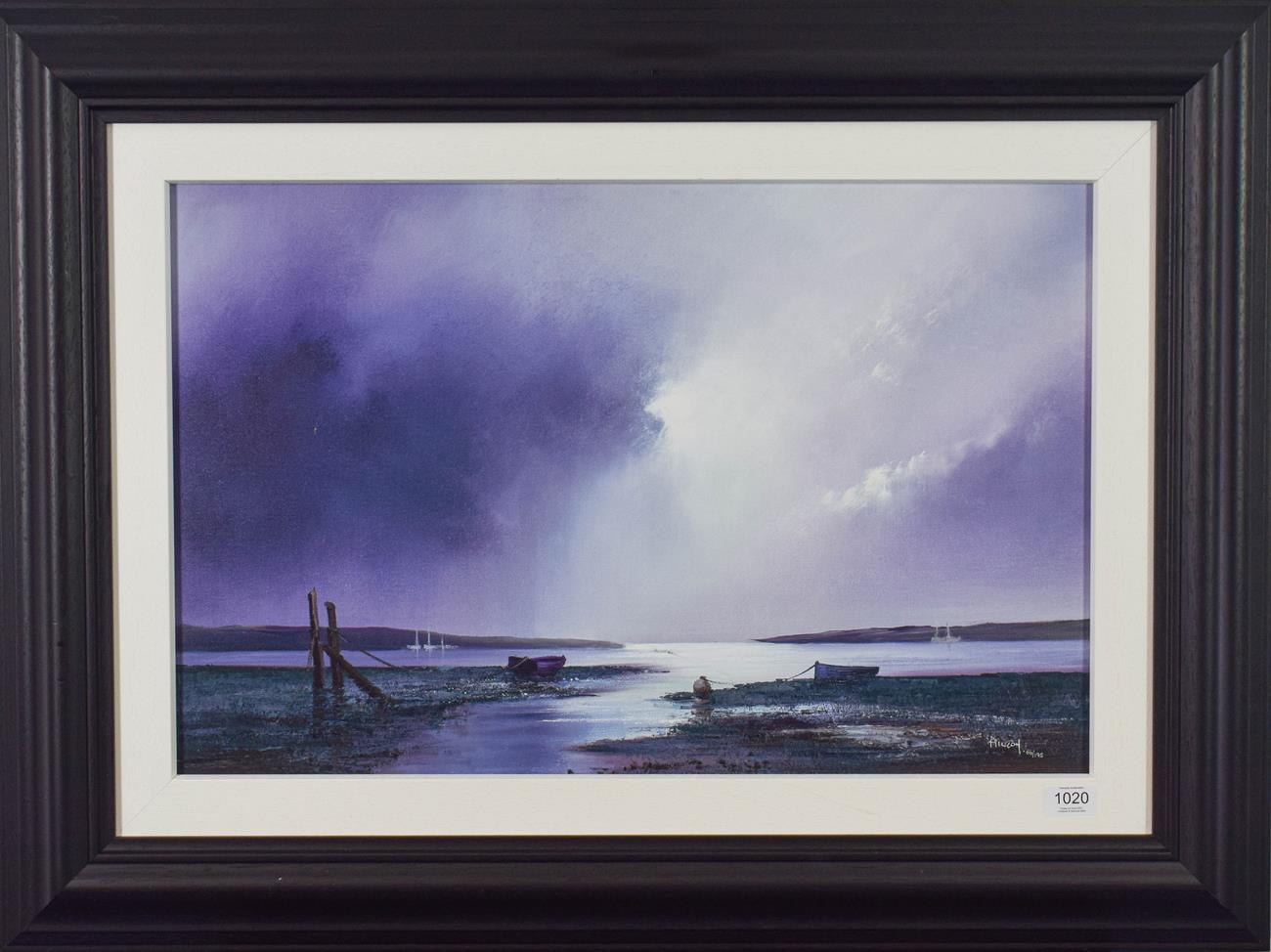 Barry Hilton (Contemporary) ''Violet Dawn'' Signed and numbered 66/105 giclee print on board, 42cm