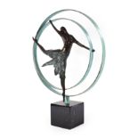 Jennie Parker (b.1971) ''Elevation'' Initialled and numbered 194/195, Bronze on a resin base, 48cm