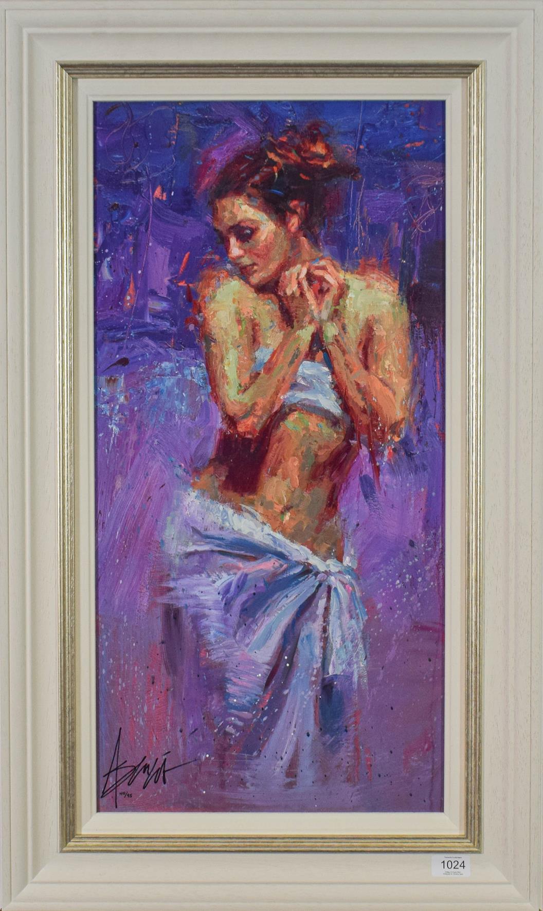 Henry Asencio (Contemporary) ''Prelude to a Treasure'' Signed and numbered 40/95, giclee print on