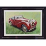 Roz Wilson (b.1960) ''Bergerac Triumph'' Signed, oil on canvas, 45cm by 69.5cm Artist's Resale