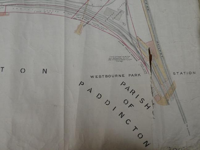 Hammersmith & City Railway Plan No.1 surveyed Jan 1879 by A Webster, 66ft to 1in illustrating the - Image 19 of 20