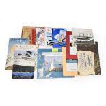 Shipping Related Paperwork including three Weekly Specials Queen Mary, Weekly Illustrated Queen
