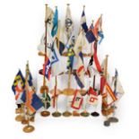 Shipping Related Office/Agents Flags mostly on stands (approx 40)