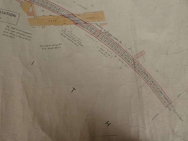 Hammersmith & City Railway Plan No.1 surveyed Jan 1879 by A Webster, 66ft to 1in illustrating the - Image 10 of 20