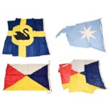 Shipping Line Flags two P&O one large, one small Maersk and Australini (4)