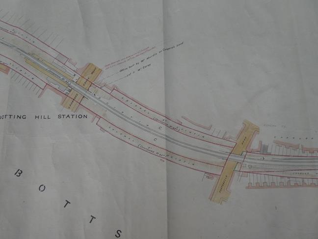 Hammersmith & City Railway Plan No.1 surveyed Jan 1879 by A Webster, 66ft to 1in illustrating the - Image 17 of 20