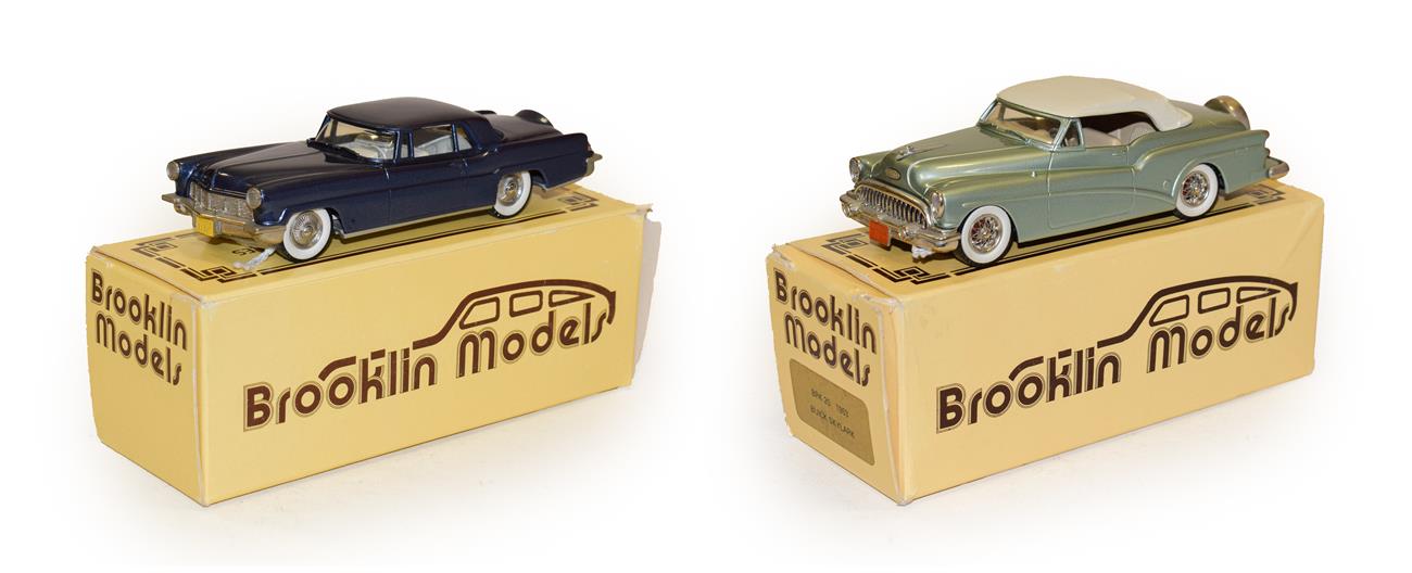 Brooklin Models Two Models Buick Skylark 1953 and Lincoln Continental 1956 (both E boxes E-G)