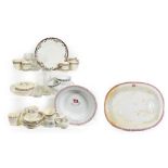 Various Shipping Related Ceramics Group Warren Line: large platter and plate; British &