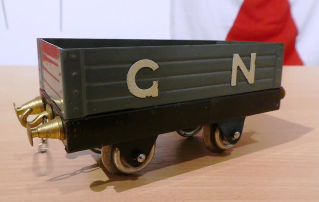 Hornby O Gauge Great Northern Train Set (1920/21) consisting of c/w 0-4-0 locomotive 2710 green with - Image 4 of 19