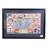 Thomas Cook Jigsaw depicting a central world map with 'Long' and 'Short' cruises marked surrounded