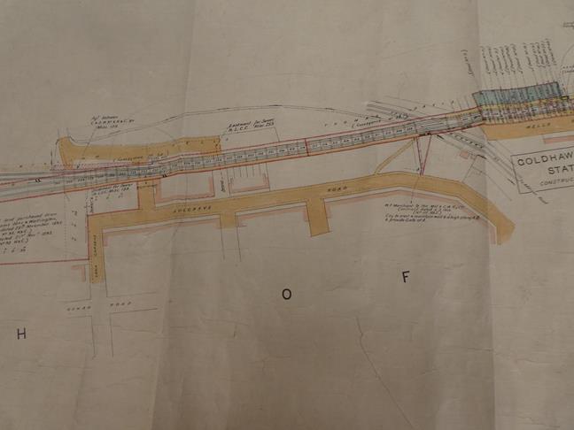 Hammersmith & City Railway Plan No.1 surveyed Jan 1879 by A Webster, 66ft to 1in illustrating the - Image 6 of 20