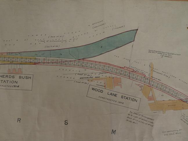 Hammersmith & City Railway Plan No.1 surveyed Jan 1879 by A Webster, 66ft to 1in illustrating the - Image 9 of 20