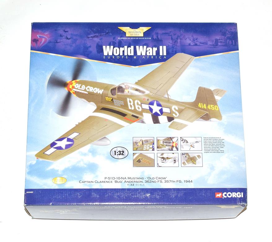 Corgi Aviation Archive AA34402 1:32 Scale P51D Mustang Old Cow (E box E-G)