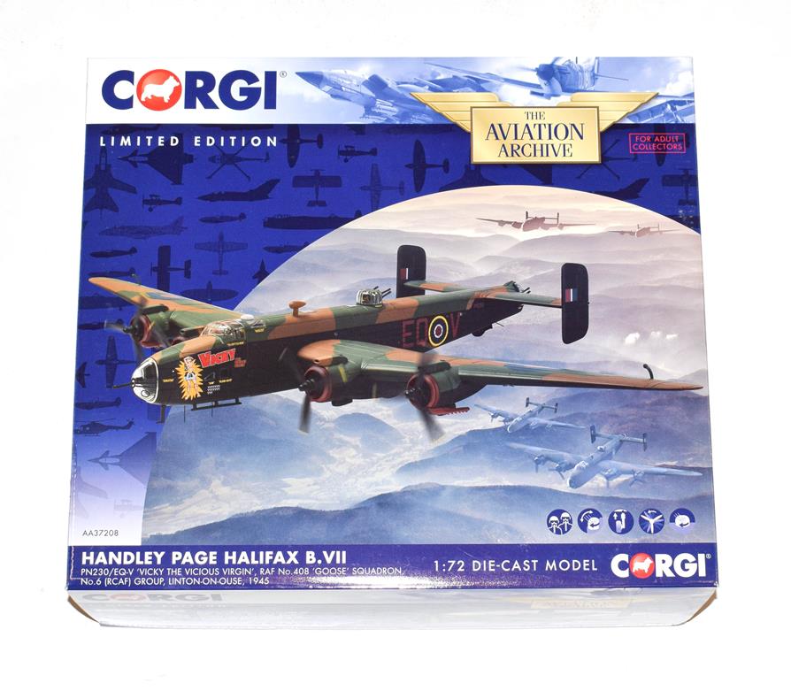 Corgi Aviation Archive AA37208 1:72 Scale Handley Page Halifax B VII (E box E-G)