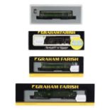 Graham Farish N Gauge Four Locomotives 371451A Class 37/0 Diesel D6712, 372979 Class 24 Diesel