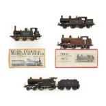 Constructed OO Gauge Kits With Motors 0-4-4T MR 1254, 2-4-2T BR 50850, 0-6-0T SR 2640 and 4-4-0