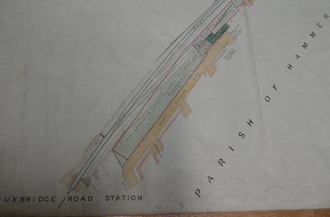 Hammersmith & City Railway Plan No.1 surveyed Jan 1879 by A Webster, 66ft to 1in illustrating the - Image 12 of 20