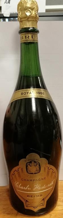 Taittinger Comtes De Champagne 1973 Rosé (two bottles), Charles Heidsieck Royal 1966 Champagne ( - Image 2 of 3