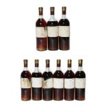 Château d'Yquem Lur Saluces 1945 (nine bottles)