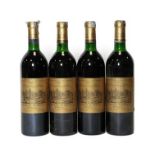 Château D'Issan 1985, Margaux (a.f.) (four bottles). All closures with damage, levels all base of