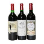 Château Montrose 1995, Saint-Estéphe (one bottle), Château Rauzan Gassies 2000, Margaux (one