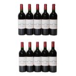 Château Lynch Bages 1999 Grand Cru Classé, Pauillac (ten bottles)