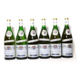 Josef Friederich 1995 Riesling (55 x litre bottles). Eight bottles with compromised closures