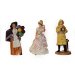 Royal Doulton figures of Lifeboat Man, Balloon Lady & Sharon (boxed) (3)