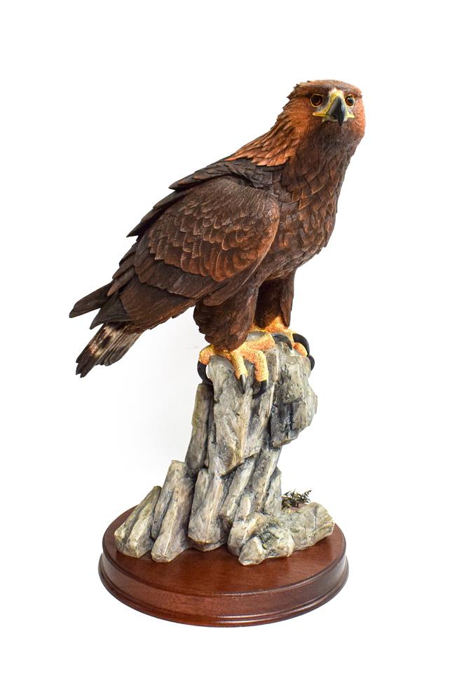 Border Fine Arts 'Master Of The Skies' (Golden Eagle), model No. B0529 by Richard Roberts, limited